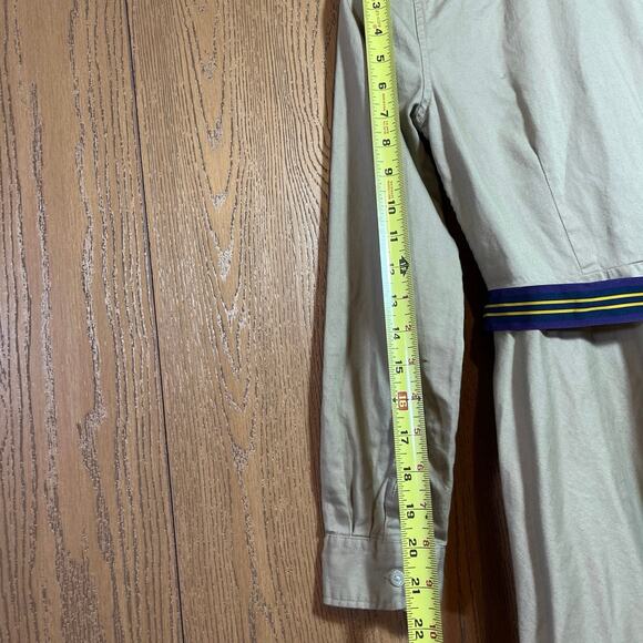 Polo Ralph Lauren Dress Girls 16 Khaki Button Front Belted Chino Preppy Cotton - Picture 9 of 9